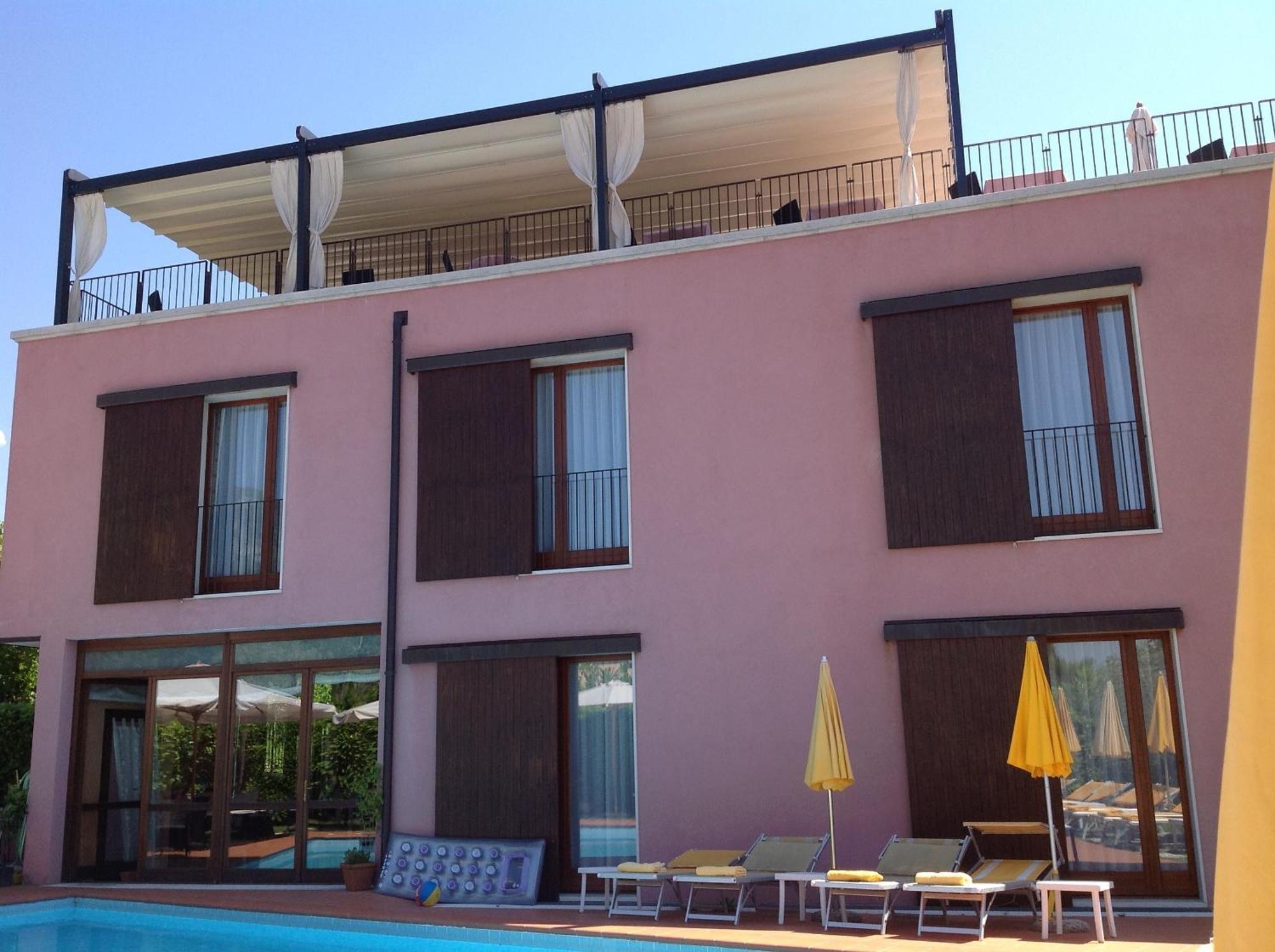 Hotel Villa Ca' Nova ***S ガルダ エクステリア 写真